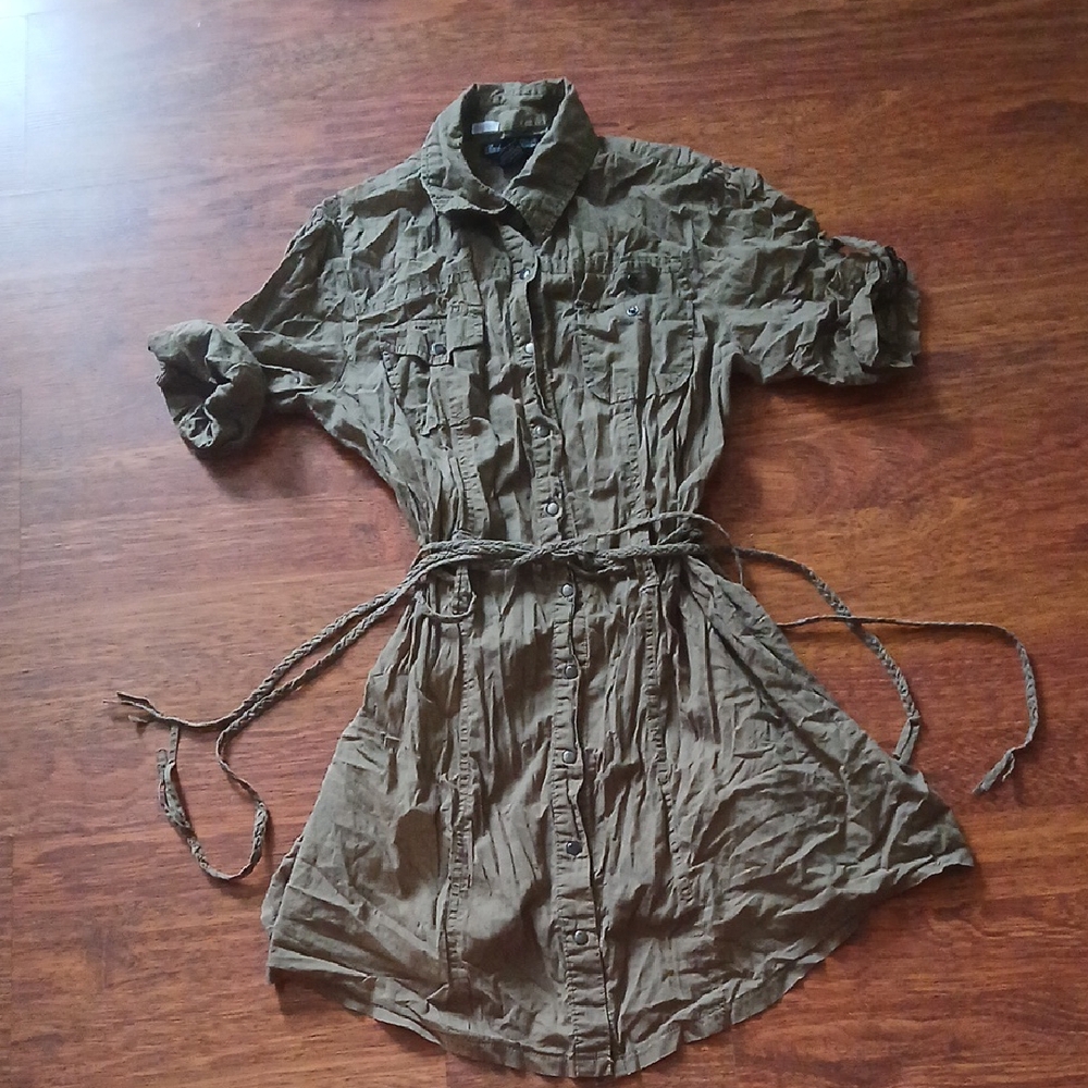 Cotton Shirt Dress